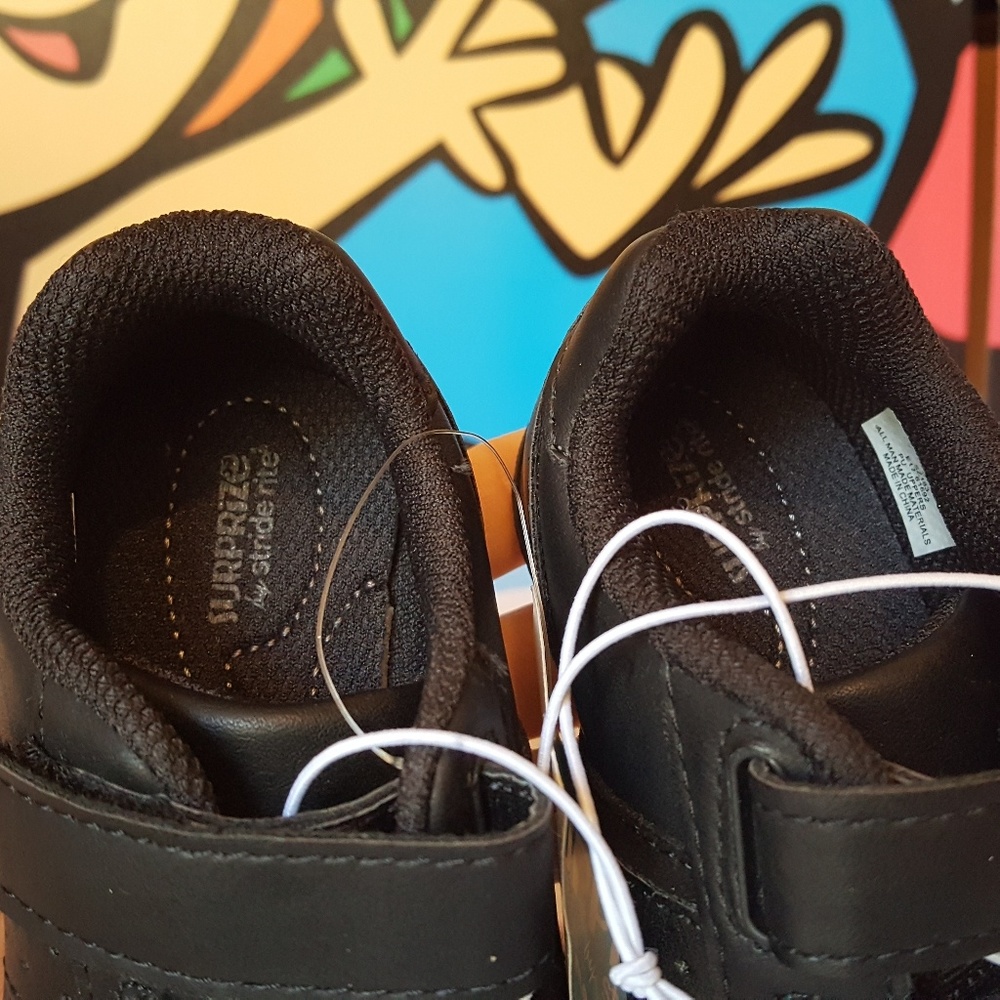 ❎SOLD❎ Stride Rite Black UNIFORM Sneakers Tot 7 - Picture 6 of 8